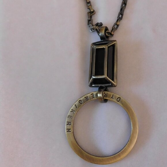 Men's  Dyrberg/Kern Black Oynx Necklace - Picture 2 of 4